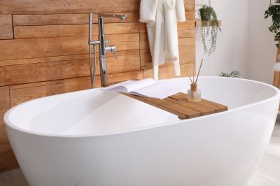 Installed Modern Bathtub